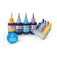 BK Epson T0551-T0554 Muadil Dolu Dolan Kartuş Seti