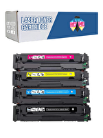 Powprint HP 415A-W2030A LaserJet Pro MFP M479FDW-M479FNW CMYK 1 Set Çipsiz Muadil Toner
