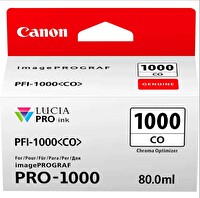 Canon PFI-1000 CO (Chroma Optimizer) Parlaklık Düzenleyici A2 Yazıcı Orijinal Mürekkep Kartuş 80 ml. (0556C001)