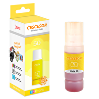 Cescesor Canon GI 50 Sarı Muadil Mürekkep 70 ML