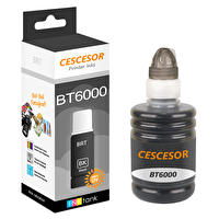 Cescesor Brother BT6000 Siyah Muadil Mürekkep 140 ML