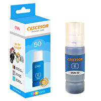 Cescesor Canon GI 50 Mavi Muadil Mürekkep - 70 ML