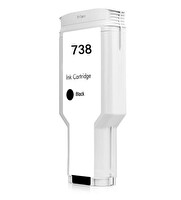 Photoink HP 738XL 498N8A HP T850 HP T950 Siyah Yüksek Kapasiteli Muadil Kartuş 300 ML