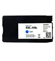 BK HP 938/4S6X5PE Mavi Muadil Mürekkep Kartuş HP Pro 9720 9730
