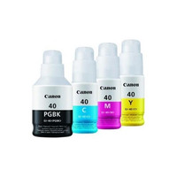 Canon GI-40 G5040 - G6040 - G7040 Uyumlu C-M-Y-BK Orjinal Mürekkep Kartuş Seti