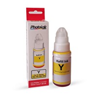 Photoink Canon GI 490 Y Uyumlu Canon G1400/G141 70 ML Sarı Mürekkep