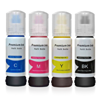Photoink Epson 103 Uyumlu 4 Renk Takım Mürekkep -L1210-L1250-L3210-L3211-L3250-L3251-L3256-l3260-L52