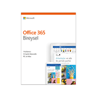 Microsoft Office 365 Bireysel Türkçe Ofis Yazılımı (Kutu) QQ2-01770