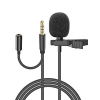 Snopy SN-MTK25 Siyah Tik-tok Akıllı Telefon Ve Youtuber Kulaklık Çıkışlı Yaka Mikrofonu