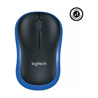 Logitech M185 USB Alıcılı Kompakt Mavi Kablosuz Mouse