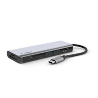 Belkin AVC009BTSGY USB-C 7 In 1 Multiport Çoklayıcı Adaptör