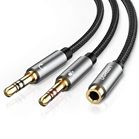 Ugreen 3.5 MM Kulaklık ve Mikrofon Birleştirici Y Kablo