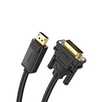 UGREEN DisplayPort to DVI 24+1 2 M Siyah Görüntü Aktarma Kablosu