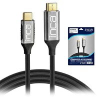 Inca ITCH-02TX 4K Altın Uçlu  2 Metre Type C to Hdmi Kablo
