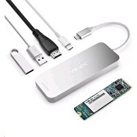 Minix NEO-S2SI 240 GB SSD'li Gümüş USB Çoklayıcı