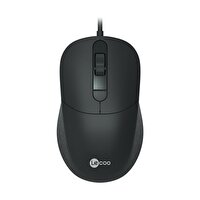 Lecoo MS102 Siyah Kablolu Mouse