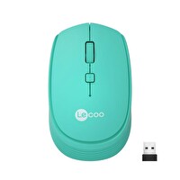 Lecoo WS202 Turkuaz Kablosuz Mouse