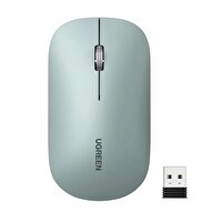 UGREEN MU001 2.4 GHz Sessiz Tuşlu Optik Yeşil Kablosuz Mouse