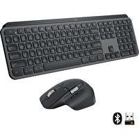 Logitech MX Keys  Siyah Aydınlatmalı Gelişmiş Kablosuz Klavye ve MX Master 3 Gelişmiş Kablosuz Mouse Seti