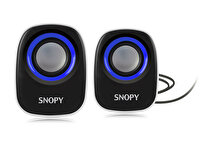 Snopy SN-120 2.0 USB Speaker Beyaz Mavi Bilgisayar Hoparlörü