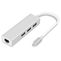 Codegen CDG-CNV85 Type-C Usb 3.1 3 Port Usb 3.0 RJ45 Gigabit Ethernet Çoklayıcı Hub