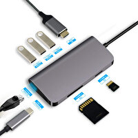 Codegen CDG-CNV40 Type-C 8in1 USB 3.0 HDMI 3.1 RJ45 Çoklayıcı