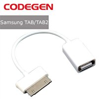Codegen CDSG-01 Samsung Galaxy Tab USB OTG Beyaz Kablo