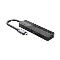 Orico Type-C Bağlantılı 2 USB Portlu 4K 30 Hz HDMI TF/SD Siyah Docking Station