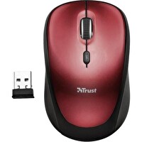 Trust 24550 YVI+ Sessiz Kırmızı Kablosuz Mouse