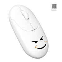 Everest SM-26 Fashion 2.4 GHz Özel Tasarım Modelli Beyaz Kablosuz Mouse