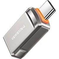 Mcdodo OT-8730 USB 3.0'dan Type-C'ye Dönüştürücü Gri Soket