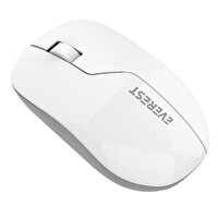 Everest SMW-973 USB 2.4 GHz Gölge Desenli Beyaz Gri Kablosuz Mouse