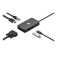 Microsoft SWV-00010 Surface USB-C Siyah Travel HUB
