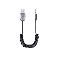 ScHitec USB-A Bluetooth 5.1 Araç Kiti HiFi Ses Alıcı 3.5MM Aux Adaptör Dönüştürücü BT770