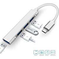 Raycon MacBook/Asus/HP/Lenovo 4 Port Type-C Uyumlu USB 3.0 Çoklayıcı RYN1
