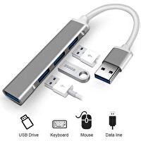 Daytona 809-AA MacBook Uyumlu USB To 4xUSB 3.0 Splitter 5 Gbps Çevirici Hub Adaptör