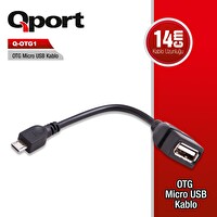 Qport Q-OTG1 Micro USB (OTG) => USB Çevirici Adaptör