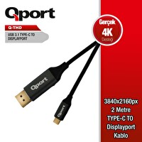 Qport Q-THDUSB USB Type-C=>Displayport Çevirici