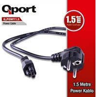 Qport Q-POWY1.5 1.5m Yonca Power Kablosu