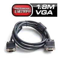 Dark DK CB VGAL180 VGA => VGA KABLO 1.8m Ferrit Core EMI/RFI Filtreli VGA Erkek Kablo