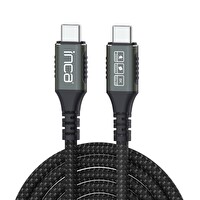 Inca ITCT-40 USB4 8K@60Hz Thunderbolt 4/3 40 Gbps PD240W Type-C to Type-C Kablo -0.8m