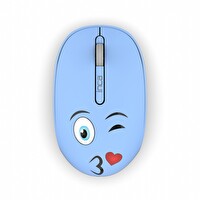 Inca Weeny IWM-245RM Desing 3D Wireless Mouse Mavi