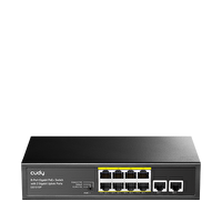 Cudy Switch 8 Port GS1010P 10/100/1000Mbps 2XGE Uplink Vlan&Extend Mode 250M 120W PoE+ Ethernet