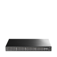 Cudy Switch 48 Port GS5048S4 Gigabit 4X10G SFP+ 1XRJ45&USB 19" Rock-Mount Çelik Layer3 Yönetilebilir