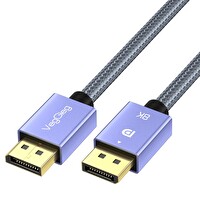 VegGieg 8K/60Hz 4K/165Hz 2K/240Hz DisplayPort 1.4 Kablo 5 Metre V-Z622