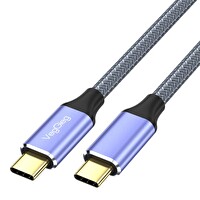 VegGieg USB 3.1 Type-C PD 100W 5A 10Gbps 4K 60Hz Destekli Kablo 2 Metre V-H921