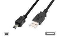 Digitus AK-300108-018-S 1.8 m USB 2.0 E/MİNİB(5P)E