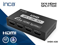 Inca IHSK-430 HDMI Splitter 1 in 4Out 4K@30Hz Switch