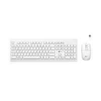 Lecoo KW203 Kablosuz Türkçe Q Ergonomik Klavye - Mouse Seti Beyaz