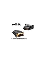S-Link SL-DH010 DVI (24+1) M To HDMI (F) Adaptör